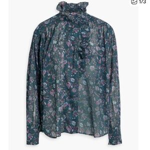 Isabel Marant Etoile Cotton Floral Blouse